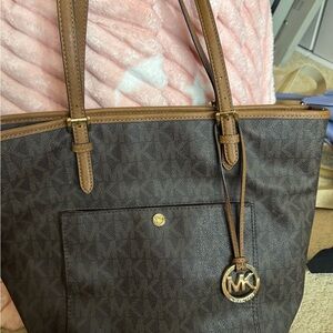Michael Kors Dark Brown Signature Tote